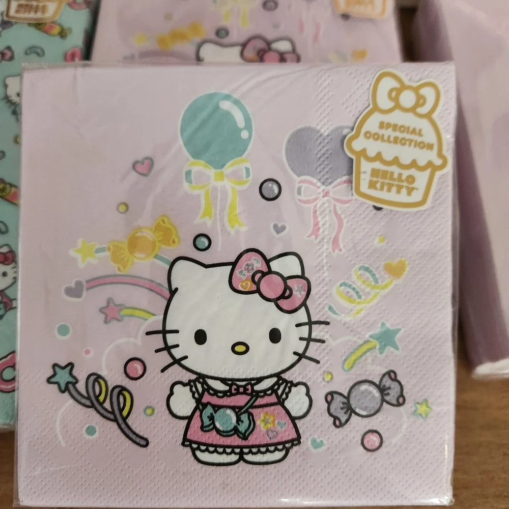 Hello Kitty Pink and Purple Party Tableware Set